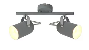 Candellux Plafon LAMPA sufitowa GRAY 92-66480 ścienna OPRAWA listwa SPOT regulowane reflektorki szare 92-66480 - Lampy sufitowe - miniaturka - grafika 1