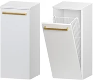 Szafki łazienkowe - Słupek Łazienkowy Matowy ATHOS 30 1K - Uchwyt Złoty - miniaturka - grafika 1