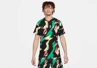Koszulki męskie - Nike Air Jordan Jumpman Printed Crew Tee Sunset Pulse - miniaturka - grafika 1