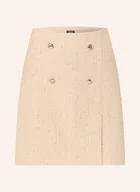 Spódnice - Joop! Spódnica Z Tweedu Saida beige - miniaturka - grafika 1
