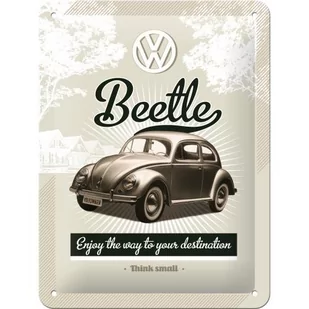 26129 Plakat 15 x 20cm VW Retro Beetle - Tablice i flipcharty - miniaturka - grafika 1