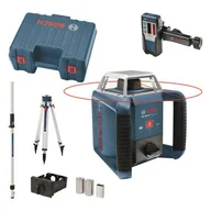 Poziomice laserowe - Bosch GRL 400 H w zestawie LR1 + BT 170 + GR 240 - miniaturka - grafika 1