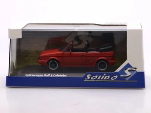 Volkswagen Golf MKI Convertible Sportline Tornado - 1992, red Solido 1:43 - Samochody i pojazdy dla dzieci - miniaturka - grafika 1