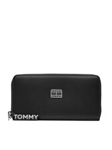 Tommy Jeans TJW City Girl duże portfele ZA, czarne, jeden rozmiar, Czarny - Portfele - miniaturka - grafika 1