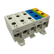 Kostki, złączki, wtyczki - ZGX 5x50 MM2 (3P+N+PE) LISTWA ZACISKOWA PIĘCIOPOLOWA - miniaturka - grafika 1