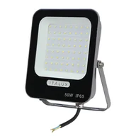 Lampy ogrodowe - Stojący naświetlacz Korta FD-27253-50W Italux LED 50W 4000K IP65 ogrodowy szary - miniaturka - grafika 1
