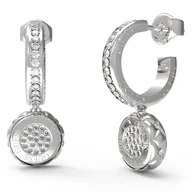 Kolczyki - Kolczyki Guess JUBE04 596JW Srebrny - miniaturka - grafika 1