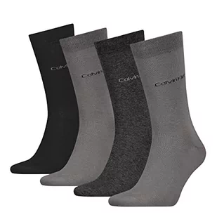 Calvin Klein Męskie skarpety na prezent (4 sztuki), Grey Combo., rozmiar uniwersalny - Skarpetki damskie - miniaturka - grafika 1