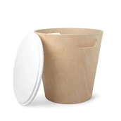 Pudła i pojemniki do przechowywania - Kosz WOODROW drewniany - miniaturka - grafika 1