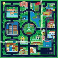 Maty edukacyjne - Mata Animacyjna MIASTO 100 cm - miniaturka - grafika 1