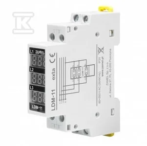 Wskaźnik napięcia modułowy, 3-fazowy, cyfrowy LDM-11 - Inne akcesoria elektryczne - miniaturka - grafika 1