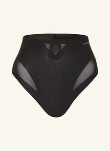 Calvin Klein Stringi Modelujące Stay-Put Mesh schwarz - Majtki damskie - miniaturka - grafika 1