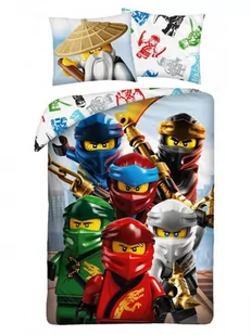 Halantex Pościel Lego Ninjago 140x200 dwustronna LEG967 - Pościel dla dzieci - miniaturka - grafika 1