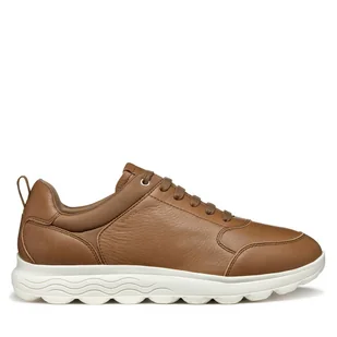 Sneakersy Geox U Spherica U55BYA 00046 C6018 Brązowy - Sneakersy męskie - miniaturka - grafika 1