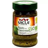 Sosy w słoikach - Sacla - Sos pesto Bio z bazylią i tofu - miniaturka - grafika 1