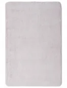 Dywaniki łazienkowe - DYWANIK DO ŁAZIENKI SZARY PLUSZOWY MIĘKKI MIŁY W DOTYKU GĘSTY GŁADKI DO PRANIA 50x80CM - miniaturka - grafika 1