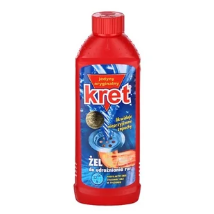 Kret Żel do czyszczenia rur 0,5 L 5900931007152 - Środki do kuchni i łazienki - miniaturka - grafika 2