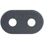 Baterie umywalkowe - Rozeta maskująca podwójna  fi-22  rozstaw  50 mm  Grafit - miniaturka - grafika 1