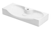 Umywalki - Umywalka nablatowa Uptrend Kiki 34x68 cm prostokątna biały połysk STR4282A - miniaturka - grafika 1