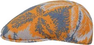Czapki męskie - Kaszkiet Anemone 504 by Kangol, niebiesko-pomarańczowy, M (56-57 cm) - miniaturka - grafika 1