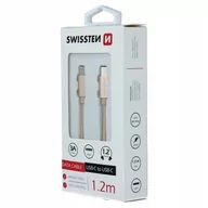 Kable USB - Kabel Swissten Typ C - Typ C Usb 1.2M Gold - miniaturka - grafika 1