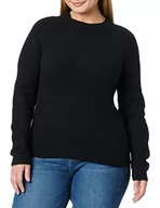 Swetry damskie - PIECES Damski sweter PCJULIANA LS O-Neck Knit NOOS BC, czarny, XS - miniaturka - grafika 1