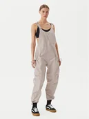 Spodnie sportowe damskie - Vans Ogrodniczki MTE Open Space VN000M71 Beżowy Loose Fit - miniaturka - grafika 1