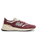 Trampki damskie - New Balance Skórzane sneakersy "U997" w kolorze czerwonym - miniaturka - grafika 1