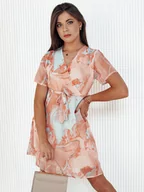 Sukienki - Sukienka CHICLOVE pomarańczowa Dstreet EY2517-M - miniaturka - grafika 1