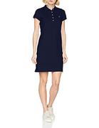 Sukienki - Gant Damska oryginalna sukienka Piqué, 433 Blu wieczorowy, 40 - miniaturka - grafika 1