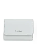 Portfele - Calvin Klein Mały Portfel Damski Ck Must K60K611934 Szary - miniaturka - grafika 1