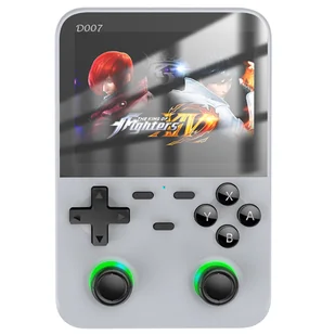 Ręczna konsola do gier D007 Plus 64GB, ponad 10000 zainstalowanych gier, ekran IPS 3,5 cali - Szary - Konsole i gry retro - miniaturka - grafika 1