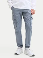 Spodnie męskie - Jack & Jones Spodnie materiałowe Paul Flake 12139912 Niebieski Regular Fit - miniaturka - grafika 1