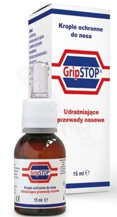 GripSTOP krople ochronne do nosa 15 ml - Leki na alergię - miniaturka - grafika 1