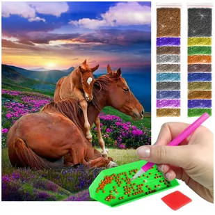 Haft Diamentowy ARTULIO, Obraz DIY 5D, Diamond Painting, Mozaika Diamentowa 30X40cm (Astronauta w kosmosie) + Zestaw Akcesoriów - Zabawki kreatywne Haft Diamentowy ARTULIO, Obraz DIY 5D, Diamond Painting, Mozaika Diamentowa 30X40cm (Astronauta w kosmosie) + Zestaw Akcesoriów - Zabawki kreatywne - miniaturka - grafika 1