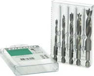 Wiertła - HiKOKI Wiertło Zestaw wietreł do drewna CV 5-PCS 4/5/6/8/10mm, chwyt 6-kąt 1/4" - miniaturka - grafika 1