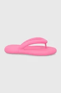 Klapki i japonki damskie - Melissa japonki Flip Flop Free damskie kolor różowy na płaskim obcasie - miniaturka - grafika 1