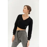 Koszulki sportowe damskie - Top do jogi Moonholi Moondust Crop Top z długim rękawem - miniaturka - grafika 1