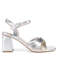 Sandały damskie - Sandały JENNY SX108-01 Srebrny - miniaturka - grafika 1