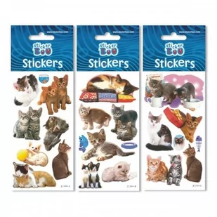 Starpak Naklejki Silver Koty - Przybory szkolne - miniaturka - grafika 2