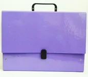 Teczki i skoroszyty - Penmate Tadeo Trading Teczka z rączką B4 Jumbo fioletowa pastelowa AB354TT - miniaturka - grafika 1