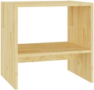 Szafki nocne - Naturalna minimalistyczna szafka nocna z drewna Z2-K30 - miniaturka - grafika 1