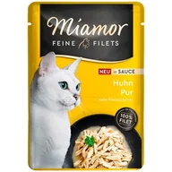 Mokra karma dla kotów - MIAMOR Feine Filets Czysty Kurczak w sosie 100g - miniaturka - grafika 1