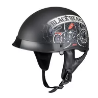 Kaski motocyklowe - W-TEC Black Heart Kask motocyklowy otwarty Black Heart Rednut, Pistolet Blazin / Matowa czerń, XS (53-54) 22593-XS-1 - miniaturka - grafika 1