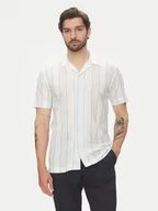 Koszule męskie - Lindbergh Koszula 30-203419 Błękitny Relaxed Fit - miniaturka - grafika 1