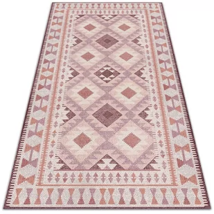 Dywan winylowy do domu Bladoróżowe romby 150x225 cm - Dywany - miniaturka - grafika 1