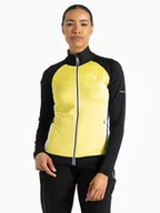 Kurtki i kamizelki sportowe damskie - Dare 2b Kurtka sportowa "Elation II" w kolorze żółto-czarnym - miniaturka - grafika 1