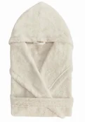 Szlafroki damskie - Sorema Szlafrok z kapturem New Plus Natural - miniaturka - grafika 1