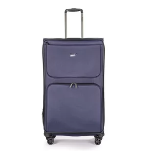 Stratic Bendigo Light Plus 4-rolkowa walizka na kółkach, 84 cm, kieszeń na laptopa, grantowy, Einheitsgröße, L Długi - Walizki - miniaturka - grafika 1