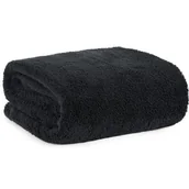 Koce - Koc EUROFIRANY D91 Lori 200 x 220 cm Czarny - miniaturka - grafika 1